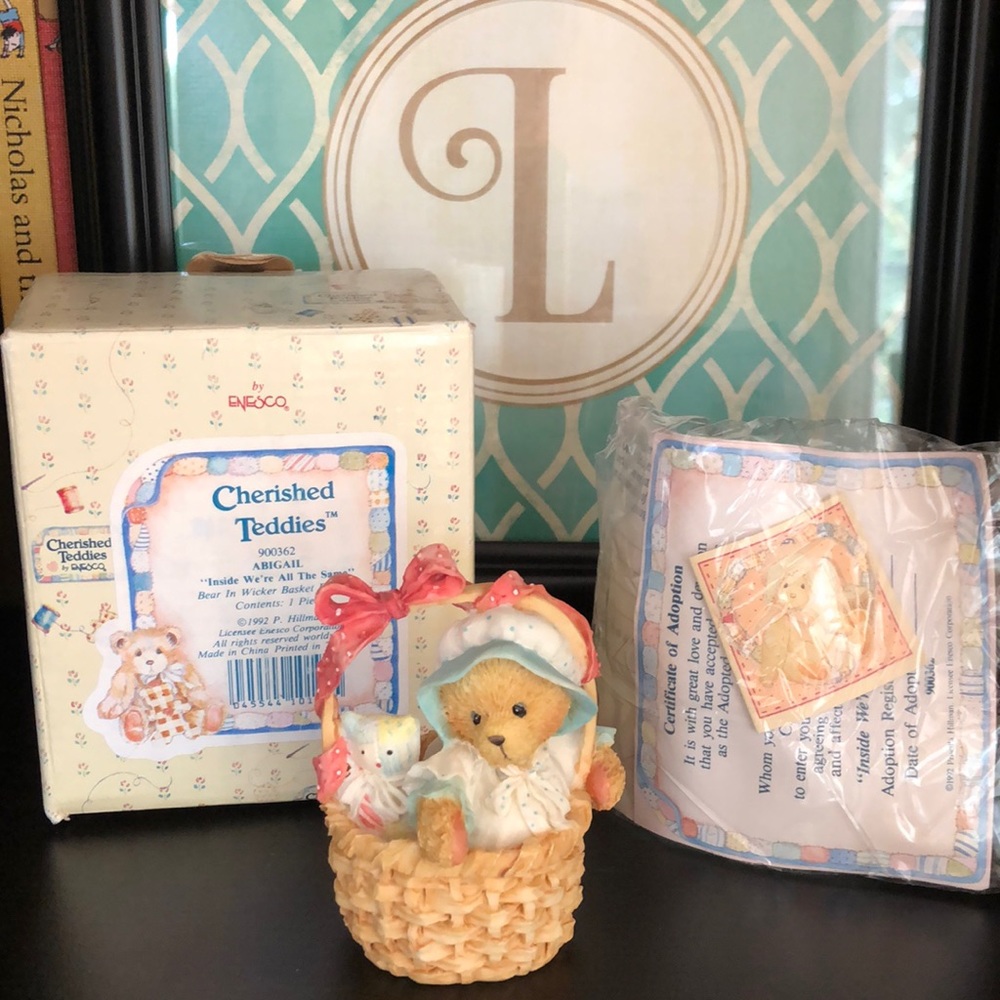 Vintage Cherished Teddies Abigail Figure